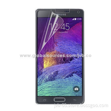 Clear Mobile Phone Screen Protector for Samsung Galaxy Note 4, China Supplier, Easy to Remove